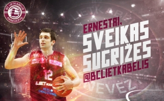 "Lietkabelis" susigrąžino E.Ežerskį, laukiama dar vieno aukštaūgio